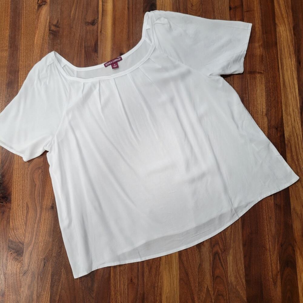 Jessica London Square neck Rayon Top Size 16